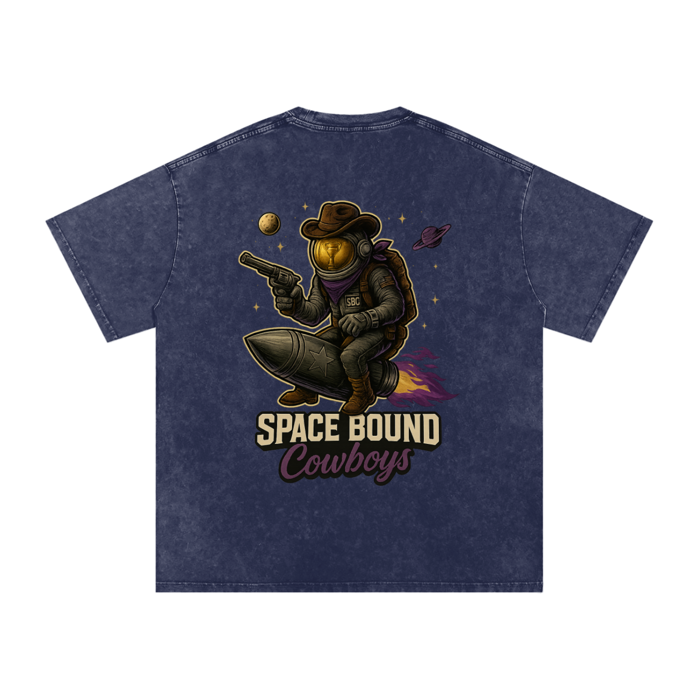 SBC Snow Washed Oversized Cotton T-Shirt