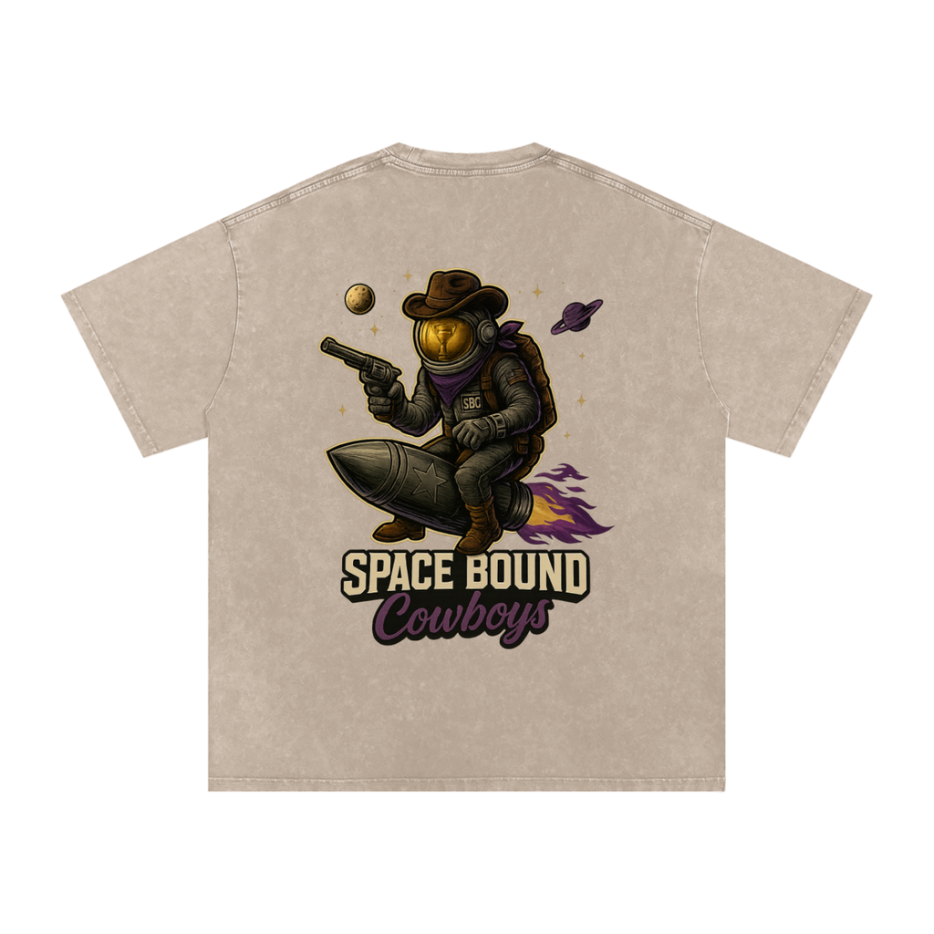 SBC Snow Washed Oversized Cotton T-Shirt